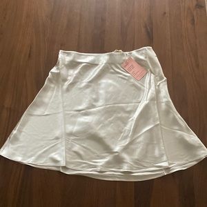 NWT - Quince Silk Mini Skirt
